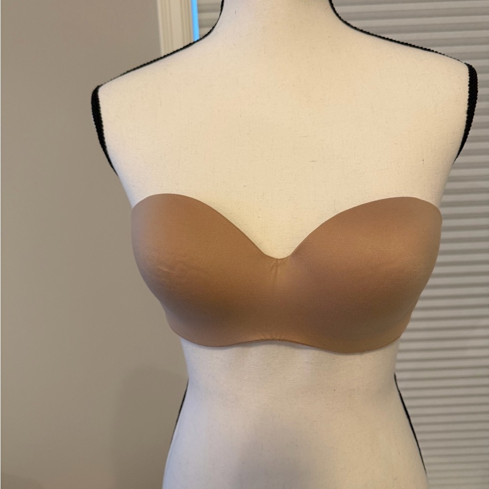 Victoria's Secret Nude strapless bra